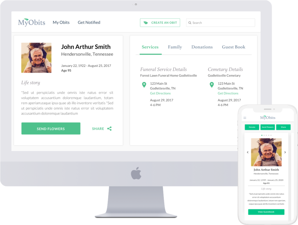 Online Obituaries MyObits